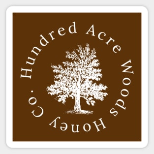 Hundred acre woods co Sticker